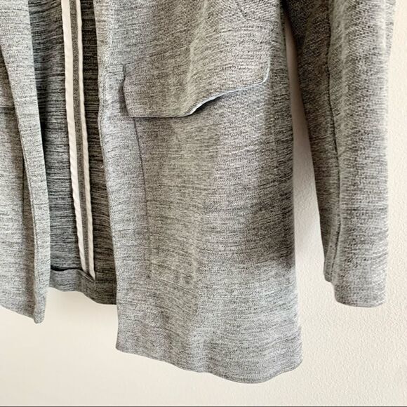 TOPSHOP Stretch Knit Grey Casual Open Blazer - Picture 2 of 12
